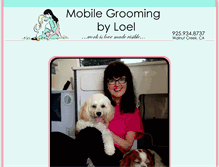 Tablet Screenshot of mobilegroomingbyloel.com